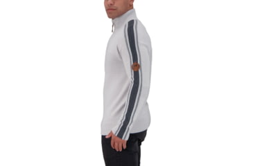 Image of Obermeyer Vince 1/2 Zip Sweater - Mens, Fog, Large, 26030-17001-L