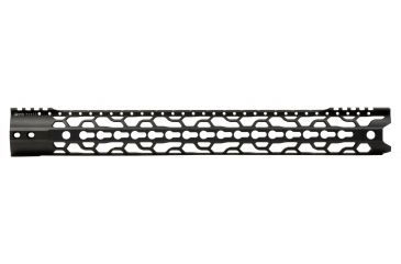 Image of ODIN Works KeyMod 308 O2 Lite Forend, Low Profile, Black, 17.5 in, F-17-KM-O2-308-2.00