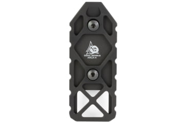 Image of Odin Works M-LOK to Arca Conversion Gun Rail, 4in, Matte Finish, Black, ACC-ML-ARCA-RAIL-4