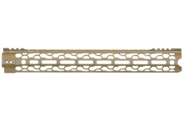 Image of ODIN Works O2 Lite Free Float M-LOK Forend, Flat Dark Earth, 15.5in, F-15-ML-O2-FDE