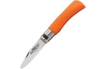 Image of OLD BEAR XS OBY Folder Orange Folding Knife, 2.5 satin finish unsharpened AISI 420 stainless b, Orange wood handle, 9351/15-MOK