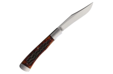 Image of Old School Knifeworks Ruple 1 Trapper Mahogany Bone