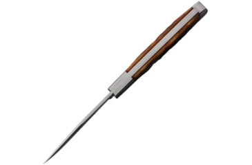 Image of Old School Knifeworks Ruple 1 Trapper Mahogany Bone Folding Knife, 4.13in Closed, Satin VG-10 Clip Blade, Mahogany Jigged Bone Handle, RUP1MB