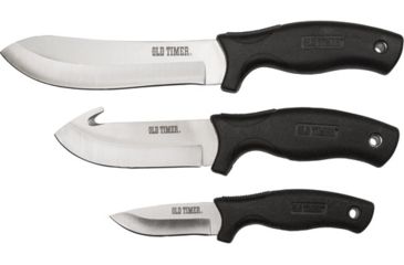 Image of Old Timer Knife 3-pc Hunt Pack W/sheath Black Hndle Promo Q3