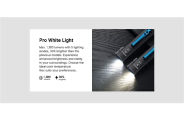 Image of Olight Arkfeld Pro 1300 Lumens LED Rechargeable Flashlight with UV Light &amp; Green Laser, Black, ARKFELD-PRO-3R-BKV