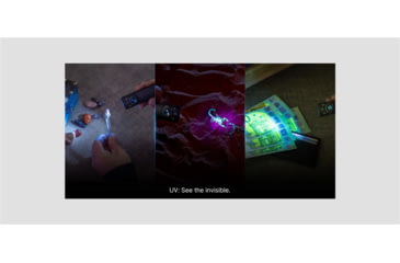 Image of Olight Arkfeld Pro 1300 Lumens LED Rechargeable Flashlight with UV Light &amp; Green Laser, Black, ARKFELD-PRO-3R-BKV