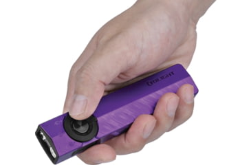 Image of Olight ArkPro Class R3 USB-C/MCC Rechargeable Battery 1500 Lumens LED EDC Flashlight, Nebula Violet, ARKPRONEBULAVIOLETCW