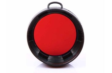 Image of Olight Flashlight Filter - Fits M2X-UT, M3X, SR51, SR52, Red, FSR51-R