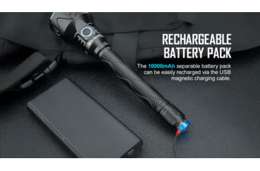 Image of Olight Javelot Pro 2 Long Throw Rechargeable LED Flashlight, Black, FL-OL-JAVELOTPRO2-BK