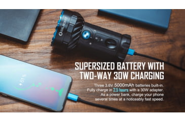 Image of Olight Marauder 2 14000 Lumens LED Long Throw Rechargeable Flashlight