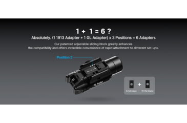 Image of Olight PL Turbo Valkyrie 800 Lumens LED Long Range Rail Mount Flashlight