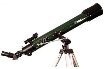 Image of Olivon Alpha Lyra 70mm Refractor 700mm Focal Length AZ-2 Telescope, Green, Large OLALAC70-US