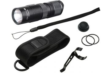 Image of Olympia RG245 High-Performance Rugged Flashlight, Black RG245