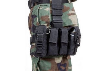 Image of BlackHawk OMEGA PISTOL MAG/FLASH BANG BLACK 56PMFBBK