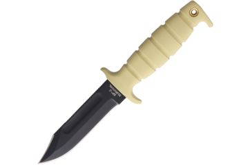 Image of Ontario Knife Air Force SP-2 Survival Knife Fixed Blade Knife, 5.5in, 1095 Carbon Steel, Standard Edge, Tan Kraton Handle ON8305TN
