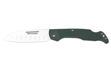 Image of Ontario Knife Camp Plus Santoku Folder Trap Clam Folding Knive, 4.5in, 4305TC