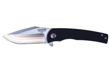 Image of Ontario Knife Carter Trinity Folding Knife, 3in Blade, Titanium and G10 Handle, Small, 8877