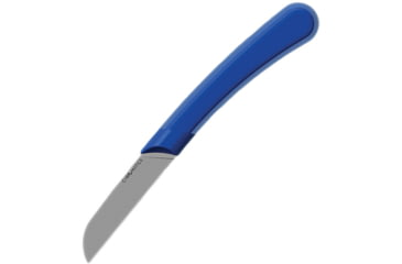 Image of Ontario Knife Chromatics Paring Knife Second Knife, 7in Overall, 2.75in Satin Finish Stainless Blade, Blue Rubberized Plastic Handle, 3500X