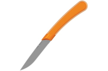 Image of Ontario Knife Chromatics Steak/Parer Seconds Knife, 7.5in Overall, 3.25in Satin Finish Stainless Blade, Orange Rubberized Plastic Handle, 3550X