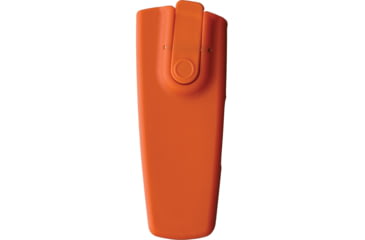 Image of Ontario Knife Dive Knife, 8.63in Overall, 4.13in Satin Partially Serrated CPM Magnacut Stainless Chisel Tip Blade, Orange G10 Handle, 6140