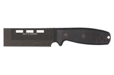 Image of Ontario Knife Rat 3 Gobar Fixed Blade Knive, 3.5in, High Carbon Steel, Micarta, 8660