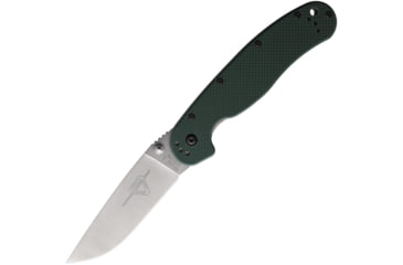 Image of Ontario Knife RAT I Linerlock Green G10 SW, ON8992