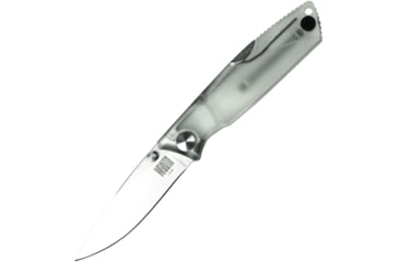 Image of Ontario Knife Wraith Lockback Ice Series Folding Knife, 2.63 satin finish 1.4116 stainless blade, Clear plastic handle, 8798CL