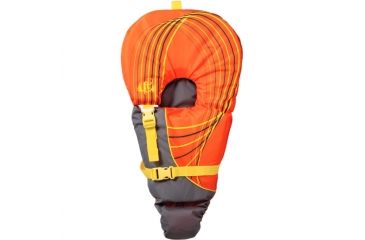 Image of ONYX Baby Safe Life Vest, for Infant, 30.00 lb Minimum Buoyancy, Orange, Gray 16009342