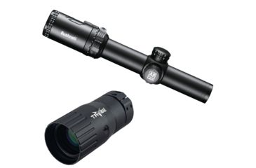 Image of Bushnell AR Optics 1-6x24mm Rifescope, 30mm, SFP, Illum. BTR-1 Reticle, Black, AR71624I w/ Trybe Optics Enhancer - Magnification Doubler