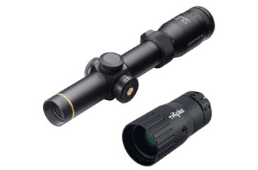Image of OP Exclusive - Leupold VX-R 1.25-4x20mm Matte Rifle Scope, FireDot Pig Plex Reticle 113165 w/ Trybe Optics Enhancer - Magnification Doubler