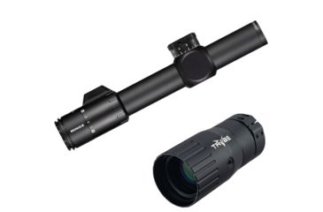 Image of OP Exclusive - Minox ZP8 1-8x24 MR10+ Rifle Scope, Black, 66590 w/ Trybe Optics Enhancer - Magnification Doubler
