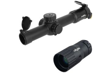 Image of OP Exclusive - Primary Arms Platinum Series 1-8X24mm FFP Rifle Scope - Illuminated ACSS Griffin MIL Reticle, Black, PAPLX8-1-8X24F-GRIF-MIL w/ Trybe Optics Enhancer - Magnification Doubler