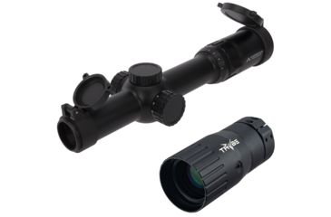 Image of OP Exclusive - Primary Arms SLx 1-6X24mm FFP Scope w/ ACSS Raptor 5.56 Reticle, Black, PA1-6X24FFP-R-5.56 w/ TRYBE Optics Enhancer - Magnification Doubler