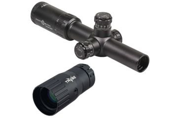 Image of OP Exclusive - SightMark Core TX 1-4x24DCR .223/.308 BDC Dual Caliber Rifle Scope SM13072DCR w/ Trybe Optics Enhancer - Magnification Doubler