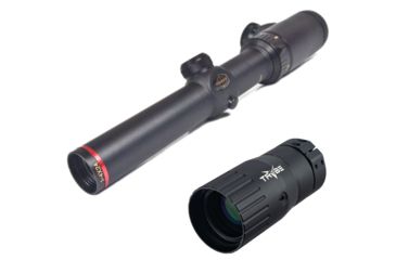 Image of Swift 30mm Premier 1-4x24 Illuminated 2nd Focal Plane Scope-Matte, MATTE BLACK SRP3901M w/ Trybe Optics Enhancer - Magnification Doubler