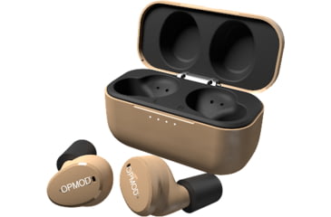 Image of OPMOD ISOtunes Sport CALIBER True Wireless Tactical Earbuds With Bluetooth, 25 NRR, FDE, Universal