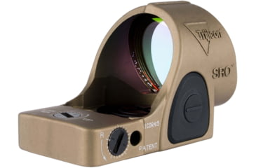 Image of DEMO, Trijicon OPMOD SRO Sight Adjustable LED 5.0 MOA Red Dot, Coyote Brown, 2500022