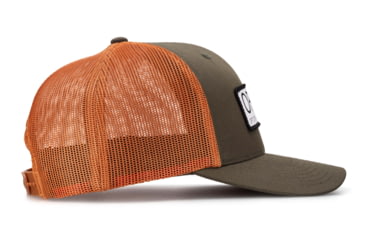 Image of OPMOD Trucker Hat Embroidered Patch, Dark Loden/Jaffa Orange, OPMDarkOraDark Lod/Ja Or
