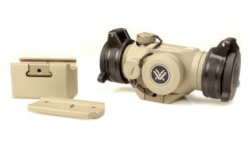 Image of Vortex OPMOD StrikeFire II Red Dot with Cantilever AR-15 Mount 4MOA Red/Green Dot - DEMO Open Box