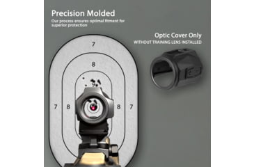 Image of OpticGard Holosun SCRS Scope Cover, Black, One Size, OGHSCRS02
