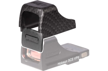Image of OpticGard Scope Cover For Holosun SCS VP9, Carbon Fiber, OGHSCSVP9DE11