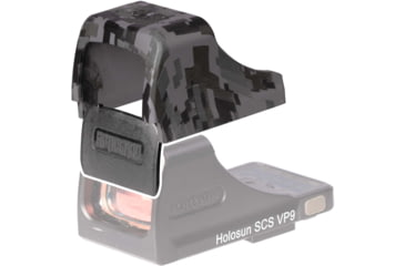 Image of OpticGard Scope Cover For Holosun SCS VP9, Gunmetal Gray Camo, OGHSCSVP9DEG85