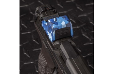 Image of OpticGard Scope Cover For Holosun SCS VP9, Navy Blue Camo, OGHSCSVP9DEG86