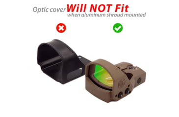 Image of OpticGard Scope Cover for Sig Sauer Romeo1Pro, Black  , OGSR1PRO02