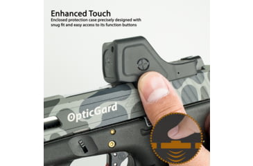 Image of OpticGard Trijicon RMR HD Scope Cover, Black, One Size, OGTRHD02
