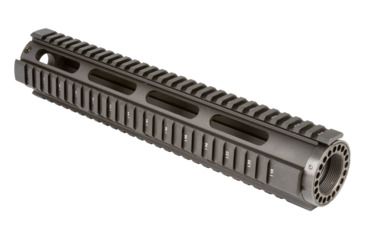 Image of OpticsPlanet Exclusive OpticsPlanet 12.6 inch Quad Rail, Free Float Handguard, Rifle Length, Black, QRFR12