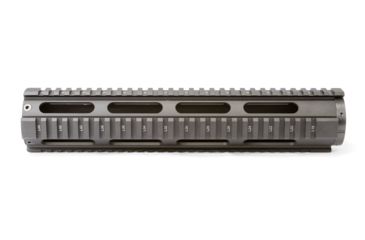 Image of OpticsPlanet Exclusive OpticsPlanet 12.6 inch Quad Rail, Free Float Handguard, Rifle Length, Black, QRFR12