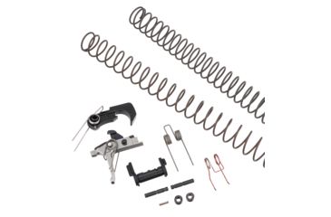 Image of OpticsPlanet Exclusive Franklin Armory BFSIII AR-S1 Trigger - Binary Firing System for AR Platforms, Straight, 4.5lb Pull, Silver, 5645A-CRN