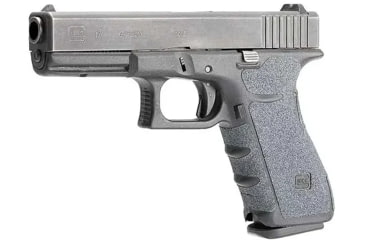 Image of Hogue Wrapter Adhesive Grip For Glock 17, 17L, 18, 22, 24, 31, 34, 35, 37, Small Frame Full Size Generation 3, Grit Black, 17139
