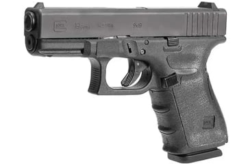 Image of Hogue Wrapter Adhesive Grip For Glock 19, 19MOS, 23, 32, Small Frame Compact Generation 4 Small Backstrap, Rubber Black, 17240